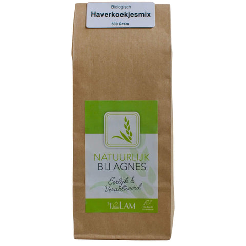 Haverkoekjesmix - biologisch